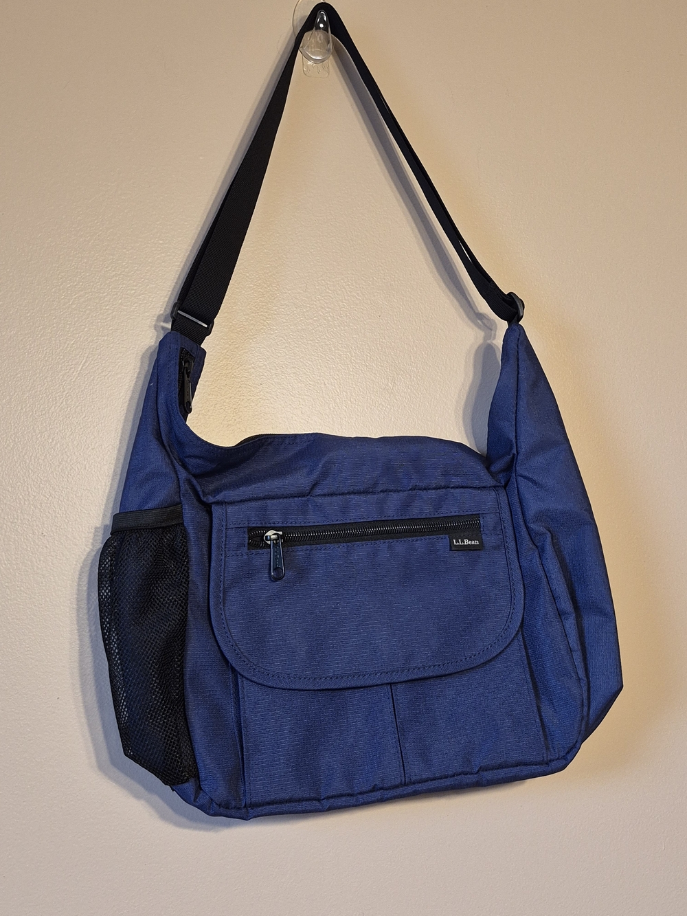 L.L. Bean Navy Crossbody Messenger Bag Unisex